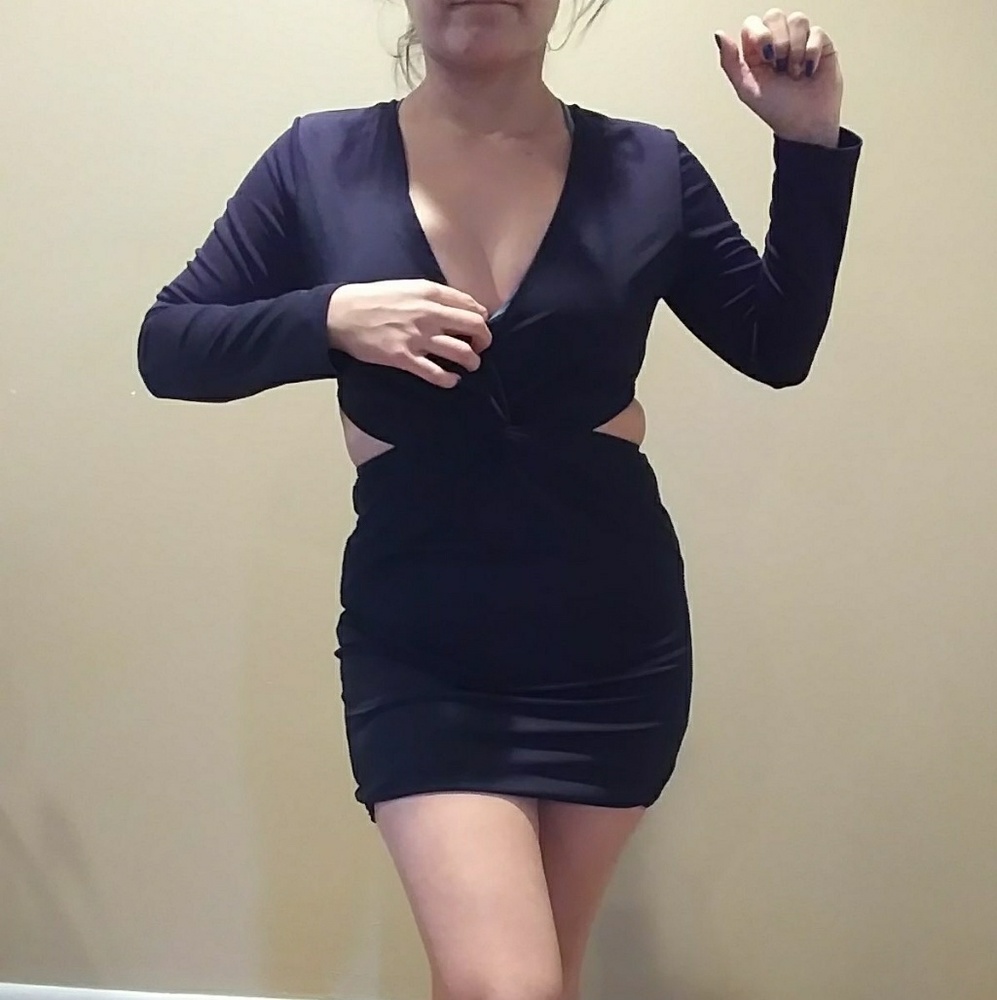 Black Cutout Dress